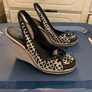 Coach women’s wedges size 5.5
